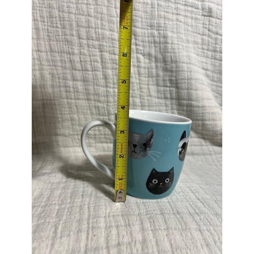 Blue cat mug - Picture 6 of 7